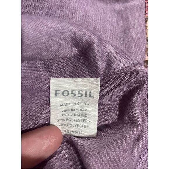 SEQUIN Fossil gold purple silver all-over sequin tank Small y2k vintage retro f… - Picture 7 of 7